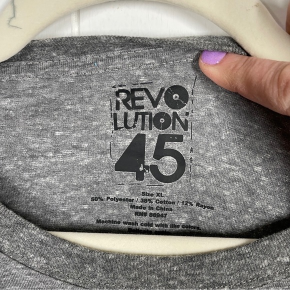 Revolution 45 Dylan Graphic Short Sleeve Gray Tee Extra Large - Picture 4 of 4